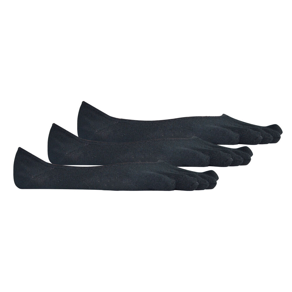 Vibram Fivefingers Ghost 3 Pack Womens Five Finger Socks Black Australia (MWY392601)